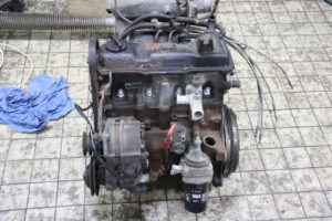 VW GOLF GTI Motor, versnellingsbak en Spaghetti uitlaat